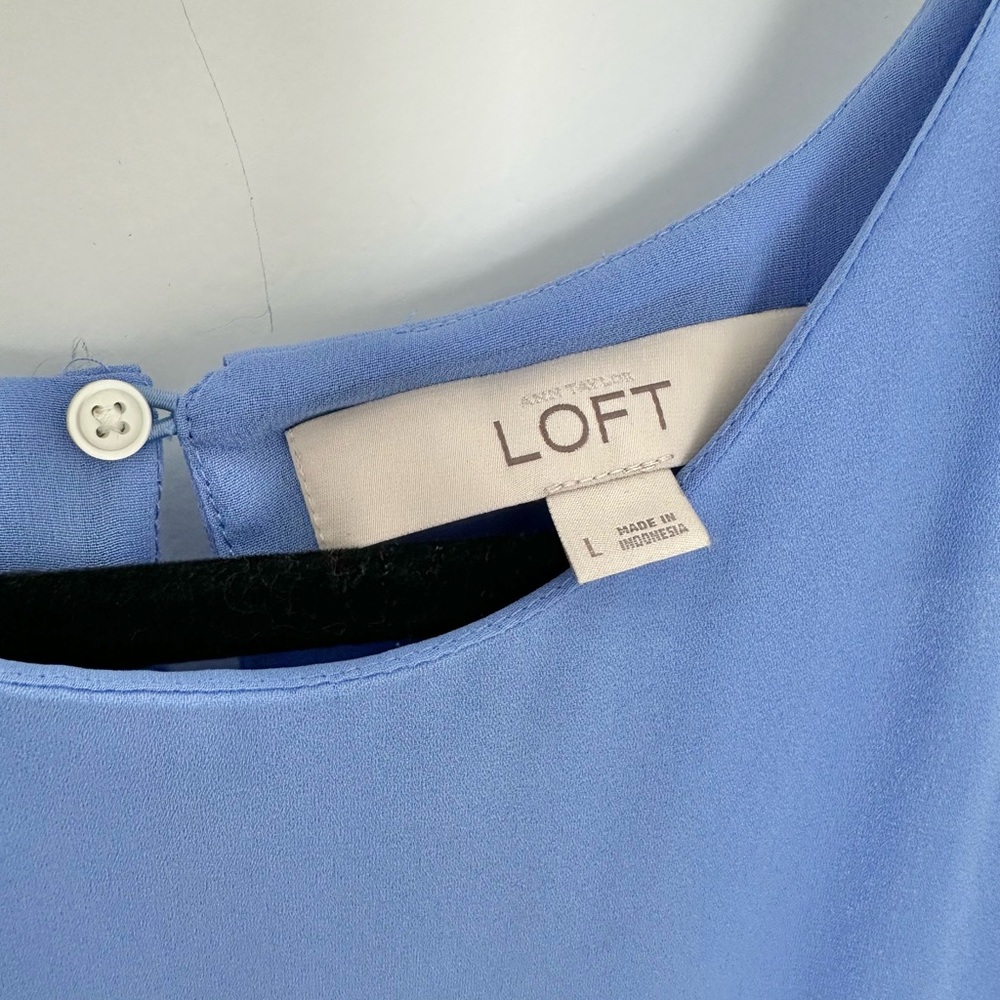 LOFT Racerback Ruffle Tank - Picture 2 of 7